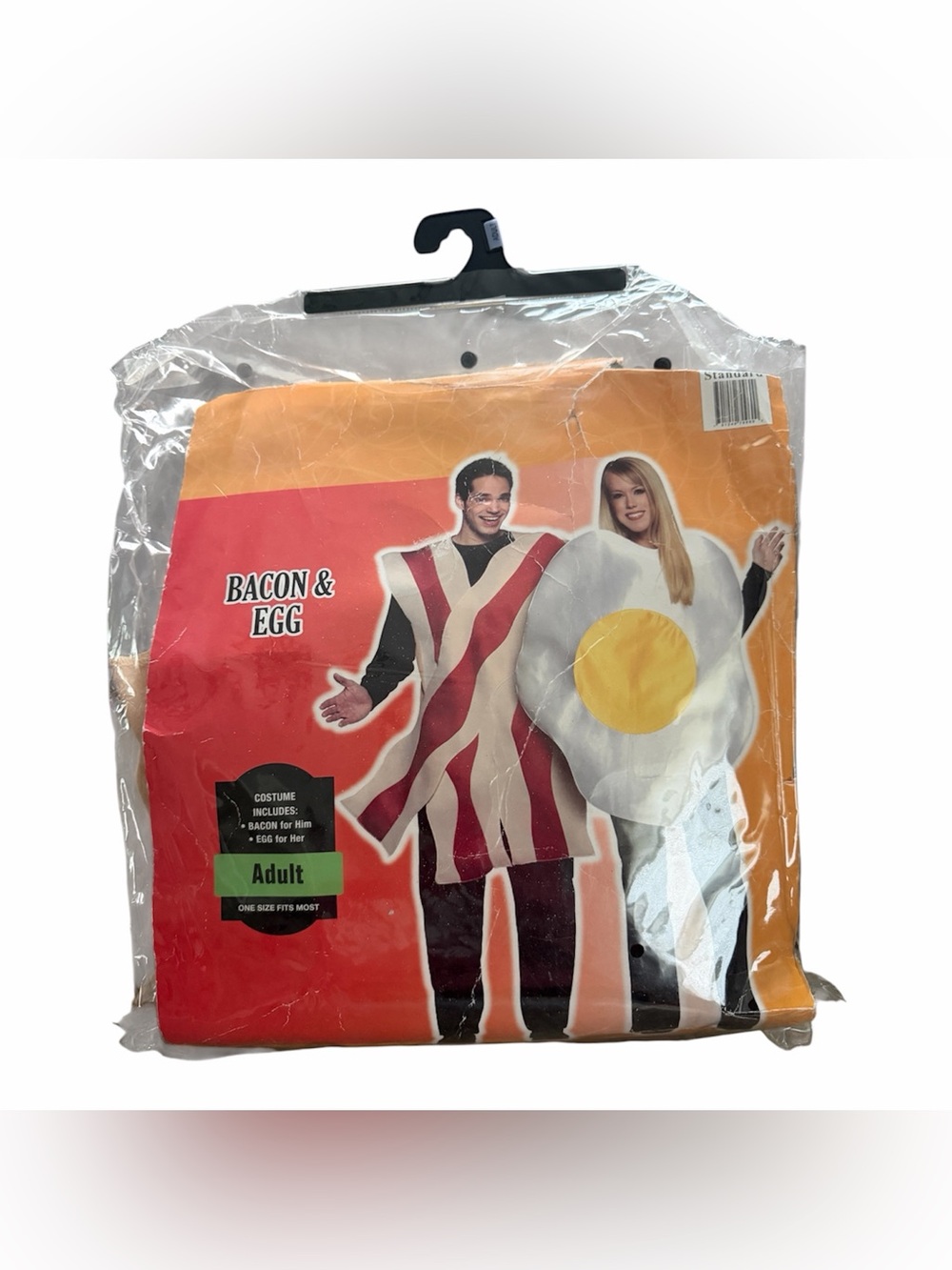 Rasta Imposta Bacon & Egg Couples Costume, One Size Polyester MPN #800